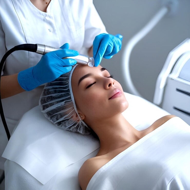 Hydrafacial treatment in Chantilly, VA at EA Wellness MedSpa for glowing, hydrated, and rejuvenated skin.