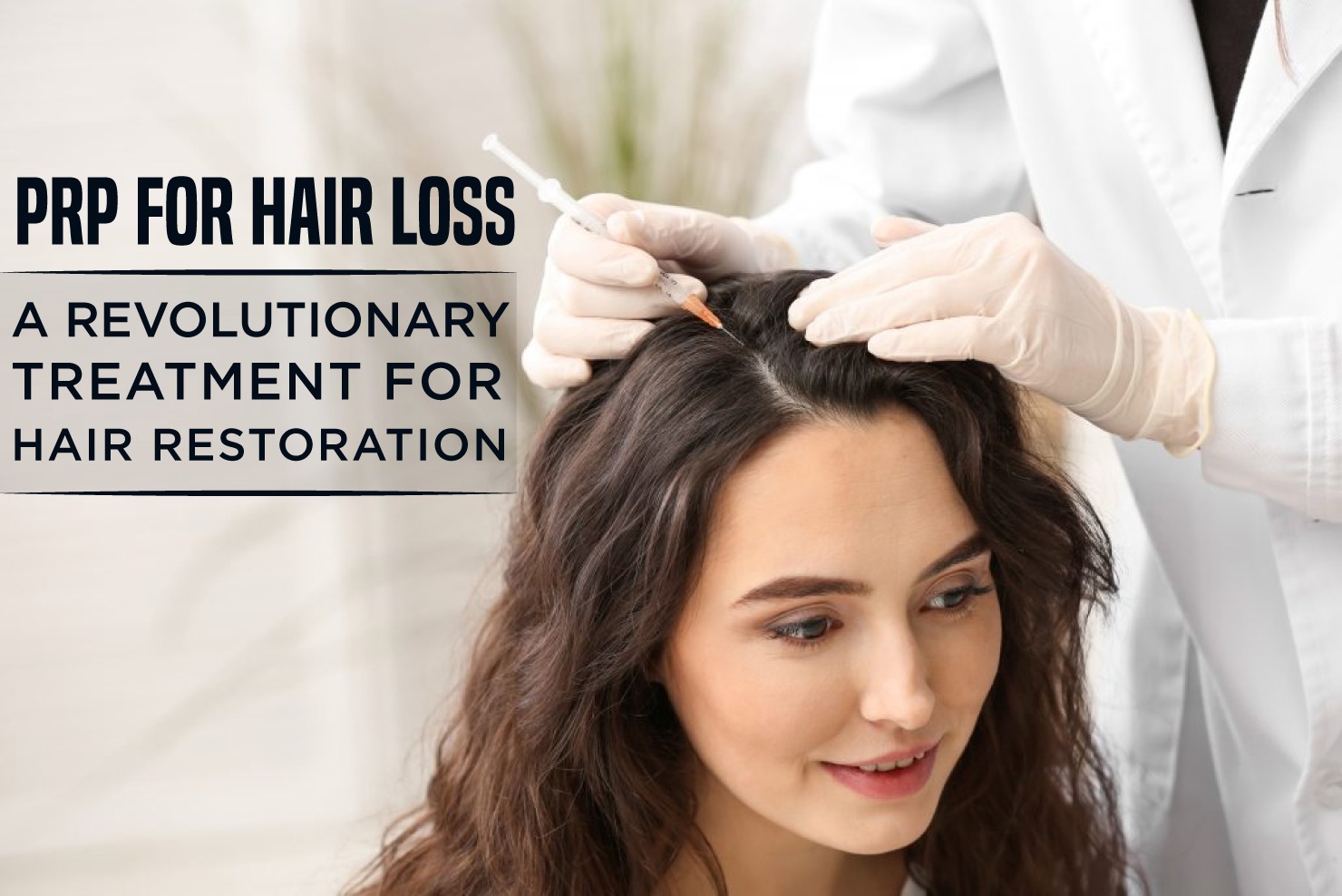 PRP hair loss treatment at EA Wellness Med Spa in Chantilly using platelet-rich plasma to naturally restore hair growth