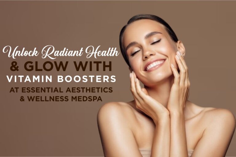 Woman receiving a vitamin booster injection at a MedSpa in Chantilly, VA for wellness and energy support.