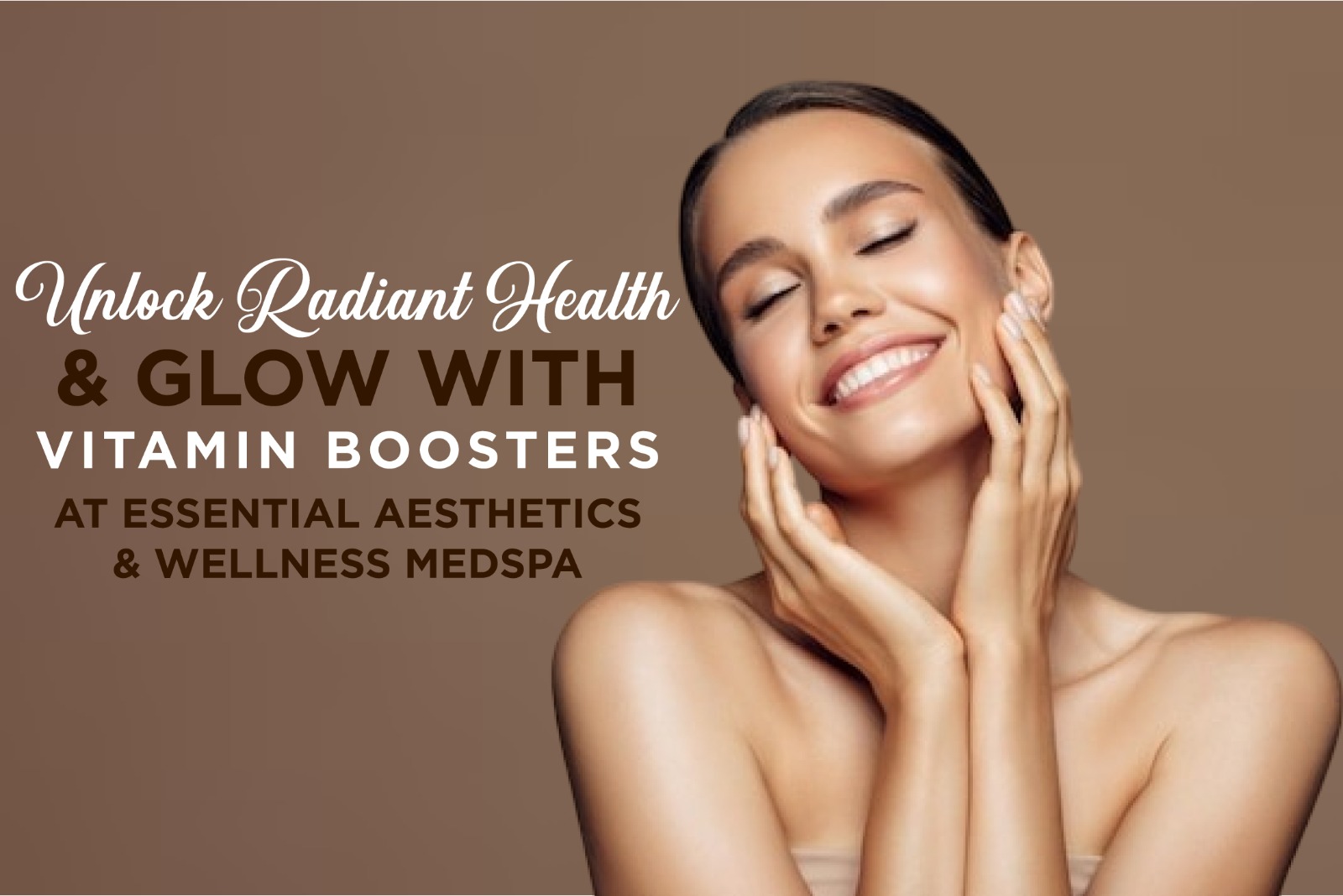 Woman receiving a vitamin booster injection at a MedSpa in Chantilly, VA for wellness and energy support.