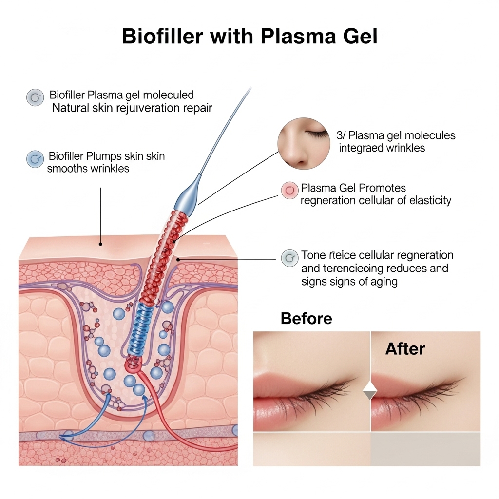 biofiller with plasma gel